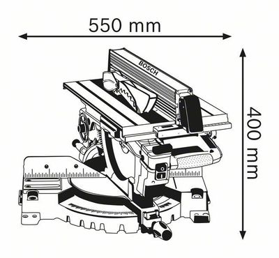 Bosch GTM 12 JL Kombisåg (305mm)