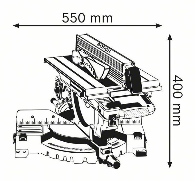 Bosch GTM 12 JL Kombisåg (305mm)