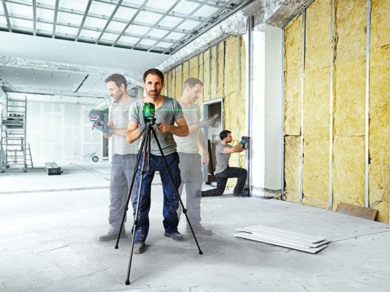 Bosch GCL 2-50 CG Kors-/Linjelaser Grön +RM2