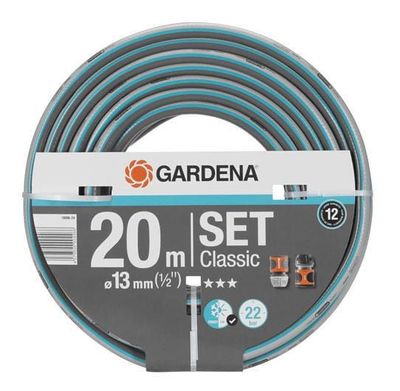 Gardena 18006-24 Classic 20m 1/2" Set med 1x18215-20 & 1x18213-20