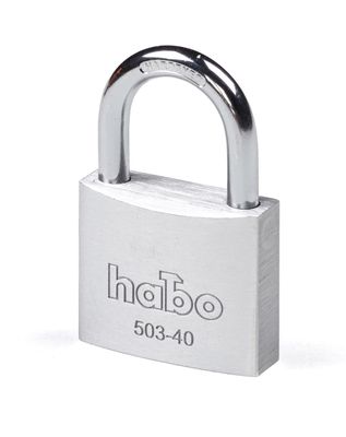 Habo Hänglås 503-40 Aluminium SB