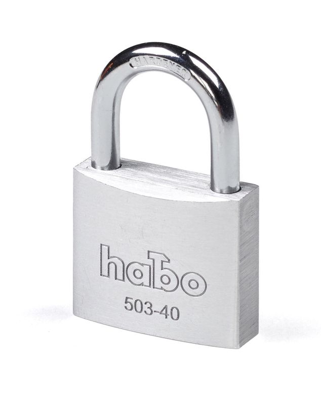 Habo Hänglås 503-40 Aluminium SB