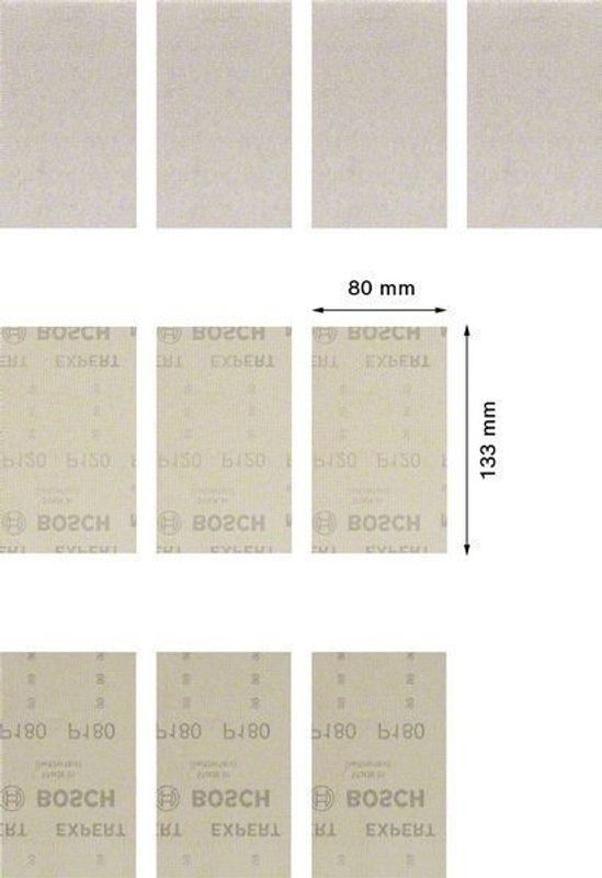 Bosch Expert M480 slipnätsats 80 x 133 mm, 10 st