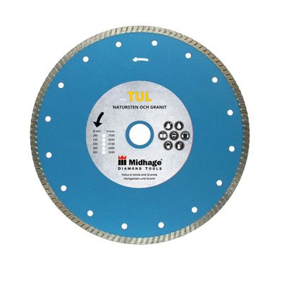 Midhage Tul Diamantkapklinga 150 mm Hål 20 mm