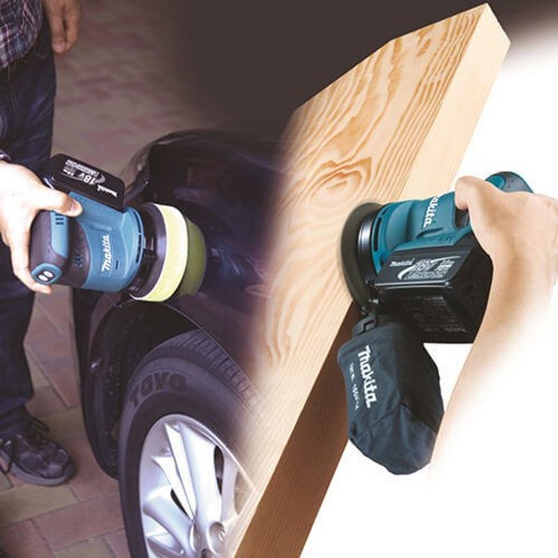 Makita DBO180Z Excenterslip 18V 125mm (utan batteri)