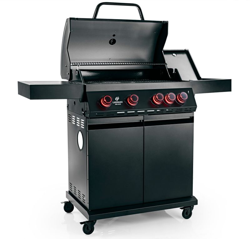 Landmann Cool Black Classic 4.1 gasolgrill med kokplatta