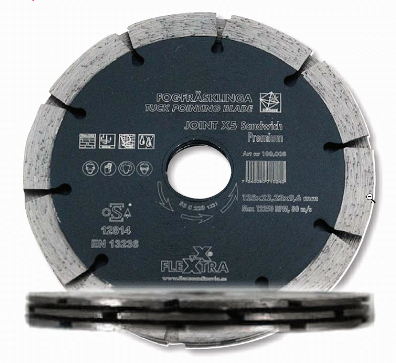 Flexxtra Fogfräsklinga 3-blad  (Joint X5)