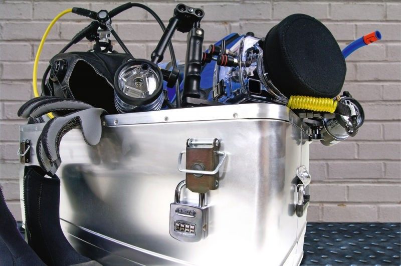 Abus Kombinationshänglås 160/50 C - Högblank Kromfinish