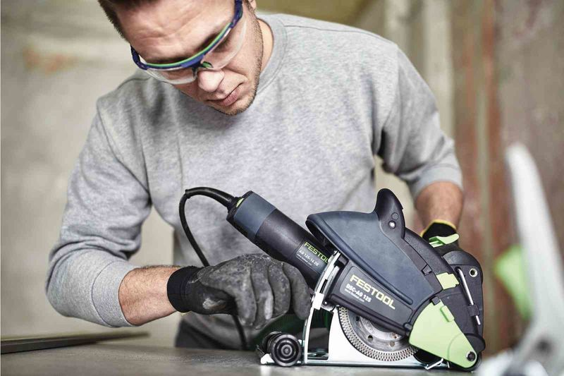 Festool DSC-AG 125 Plus-FS Diamantkap (Inkl. styrskena)