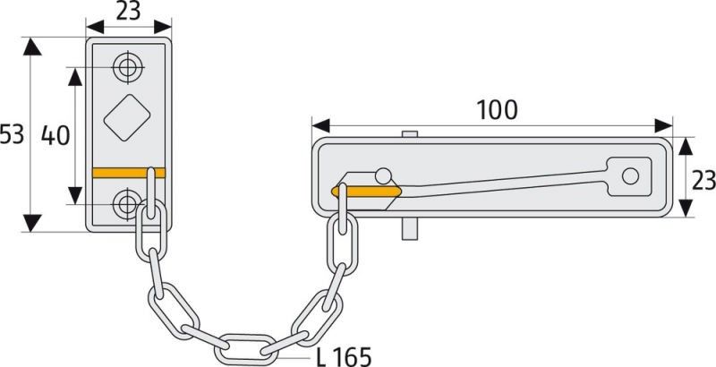 Abus Dörrkedja SK 69
