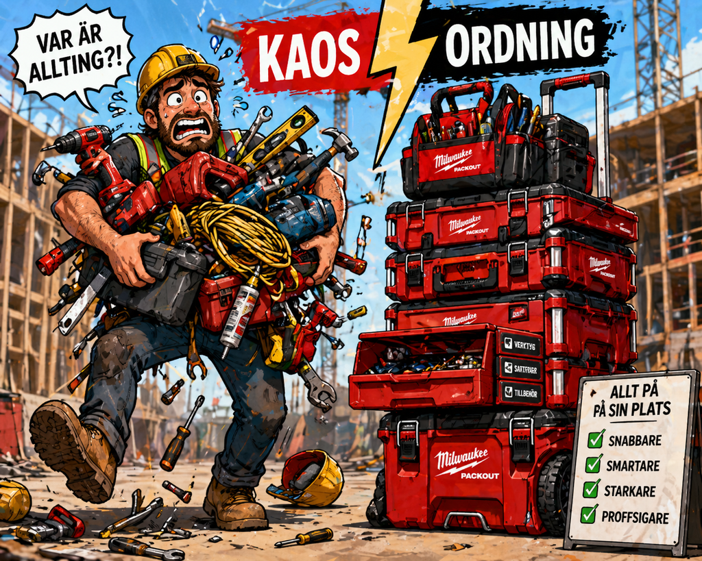 Verktygsförvaring med Milwaukee Packout