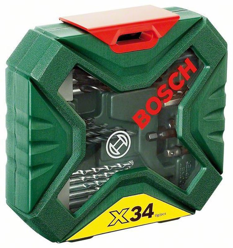 Bosch 34-delars X-Line Classic borr- och skruvdragarsats