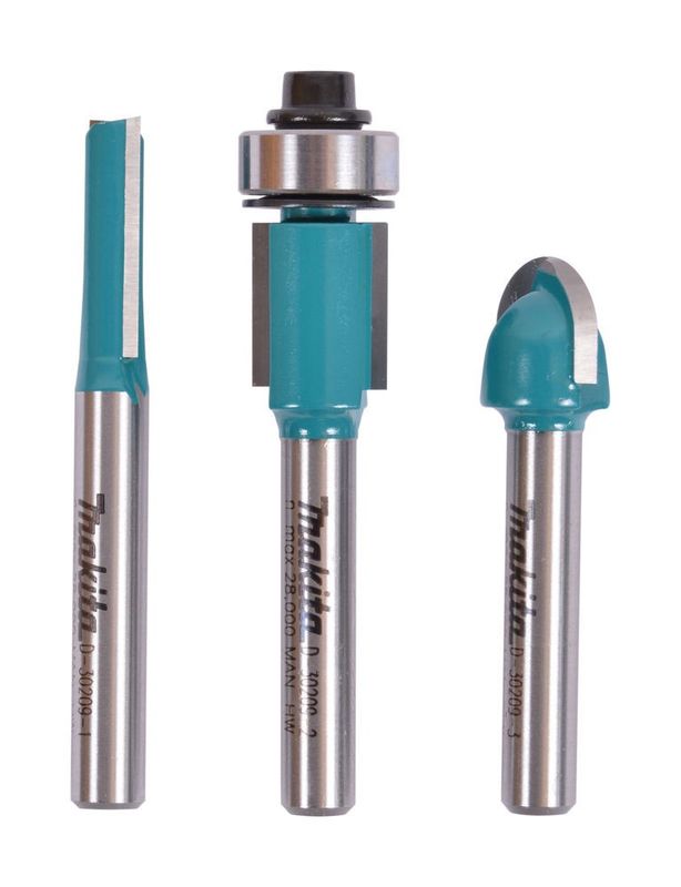 Makita D-30209 Frässats 8mm 3-delar