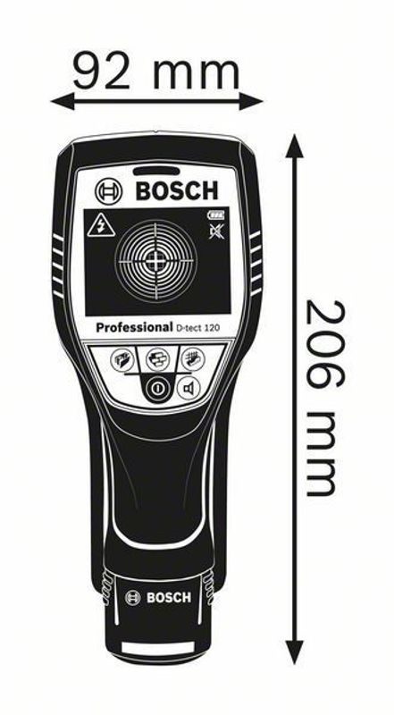 Bosch D-TECT 120 Regelsökare 12V (1x1,3ah)