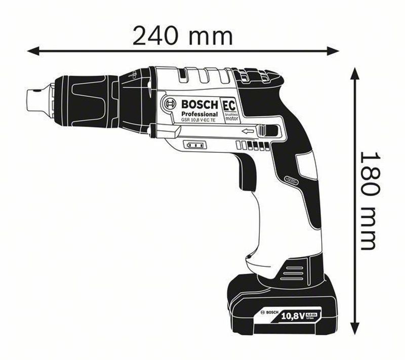 Bosch GTB12V-11 Gipsskruvdragare 12V (Naken)