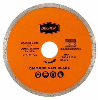 Delver Diamantkapskiva 125mm för kakel och klinkers