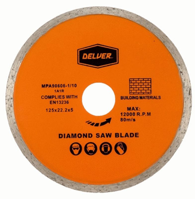Delver Diamantkapskiva 125mm för kakel och klinkers
