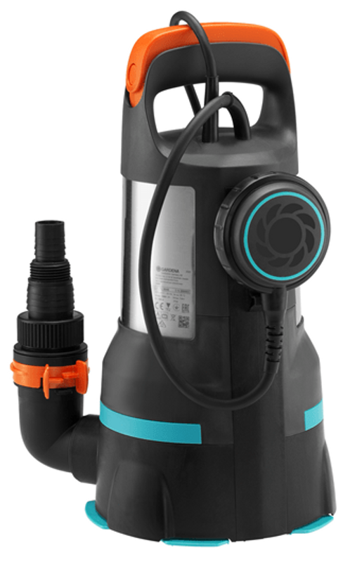 Gardena 09048-20 Spillvattenpump 15000 för rent och smutsigt vatten