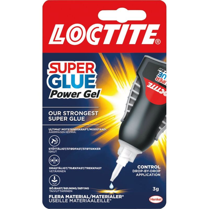 Loctite Super Glue Power Flex Gel Control 3 g