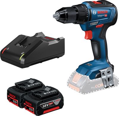 Bosch GSR 18V-55 Borr-/Skruvdragare 18V (2x5,0ah)