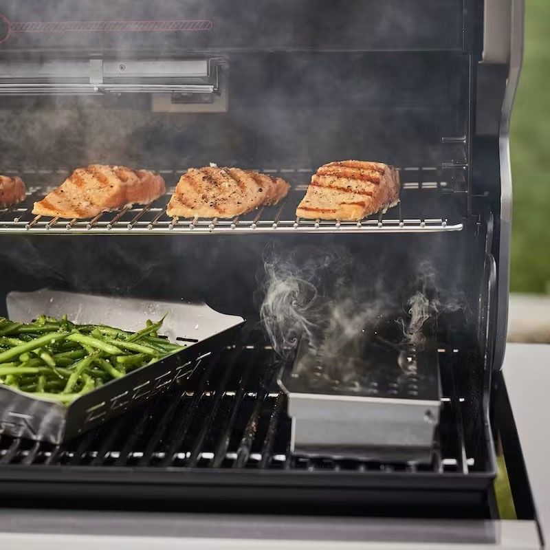 Weber Summit FS38 E gasolgrill 5-brännare Svart