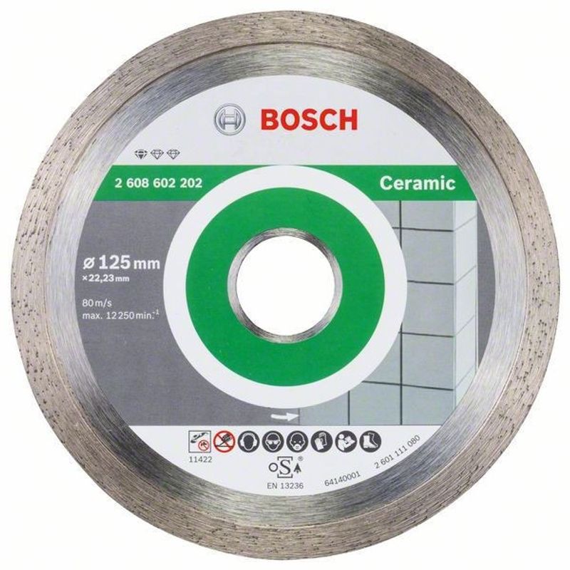 Bosch Diamantkapskiva för Keramik 125mm