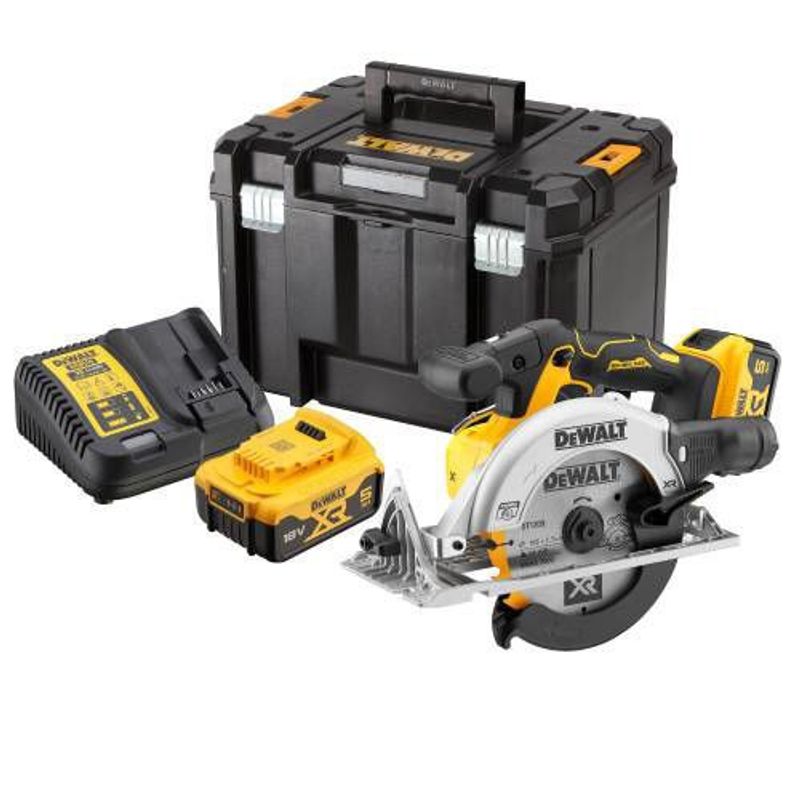 DeWalt DCS565P2 Cirkelsåg 18V XR 165mm (2x5,0Ah)
