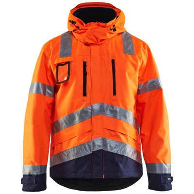 Blåkläder Jacka 48371977 Orange/Marin Klass 3 Strl 2XL