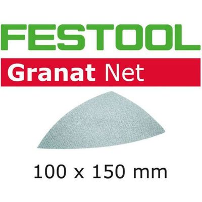 Festool Nätslippapper STF DELTA P400 GR NET/50 Granat Net