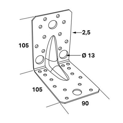 FAST CC Vinkelbeslag ABXR