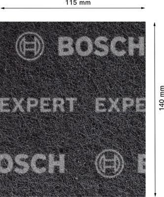 Bosch Expert N880 fleecedyna för handslipning, 115 x 140mm 2st för slipning av trä & färg
