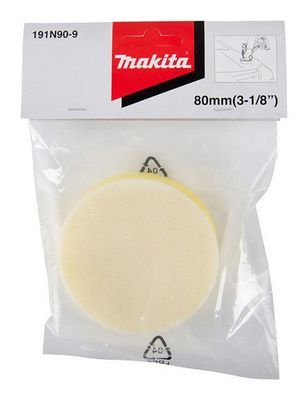 Makita 191N90-9 Svampdyna 80mm Gul