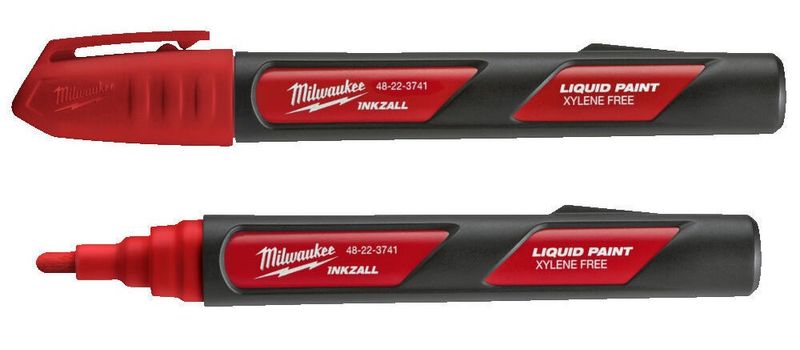 Milwaukee INKZALL Flytande Märkpenna Röd