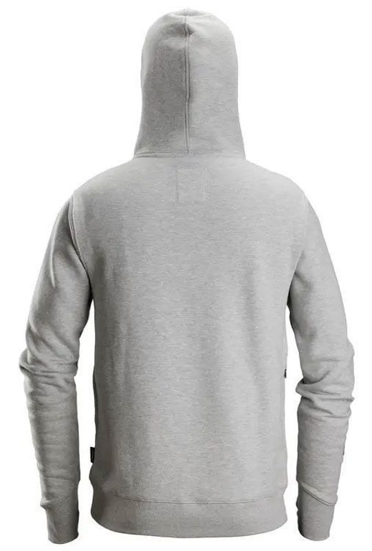 Snickers 2890 Hoodie full zip AW Gråmelerad