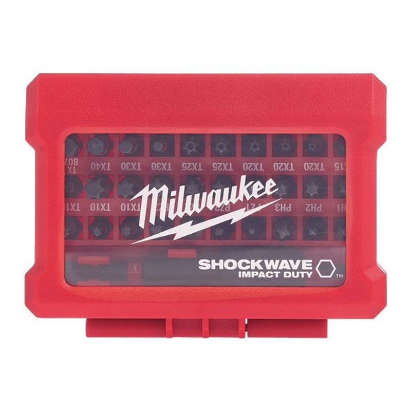 Milwaukee Bitssats Shockwave Kompakt 32-delar