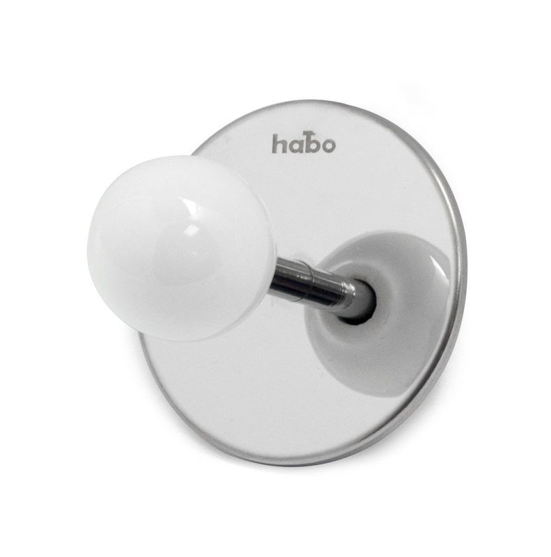 Habo Självhäftande krok Pearl Vit