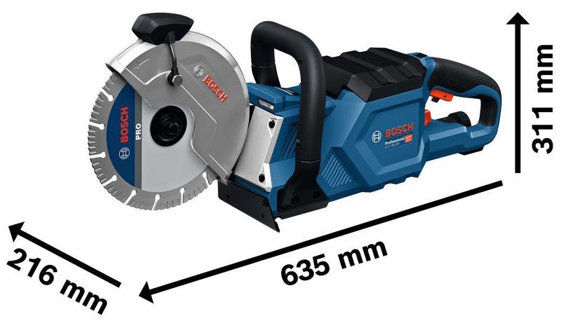 Bosch GCS 18V-230 Kapmaskin 230mm 18V (utan batterier)