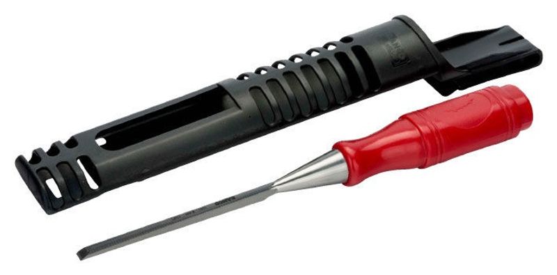 Bahco 1031-22 Stämjärn m. rött Polypropenhandtag 22mm