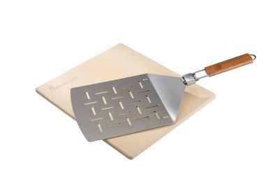 Landmann pizzaset pizzasten 32x32 cm med pizzaspade