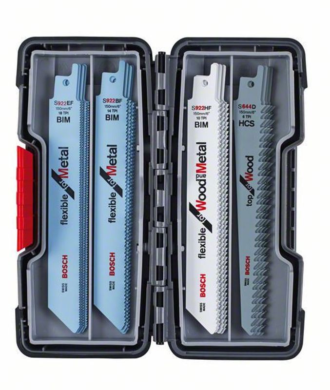 Bosch Tigersågbladssats 20-delar för Trä & Metall i förvaringsask
