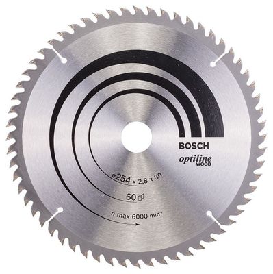 Bosch Sågklinga 254x2,8x30mm 60T TRÄ Optiline