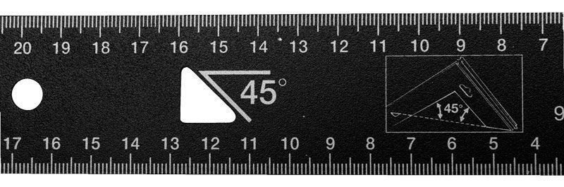 Bahco 9045-B-400 Vinkelhake 400 mm – Exakt märkning för 45° och 90°