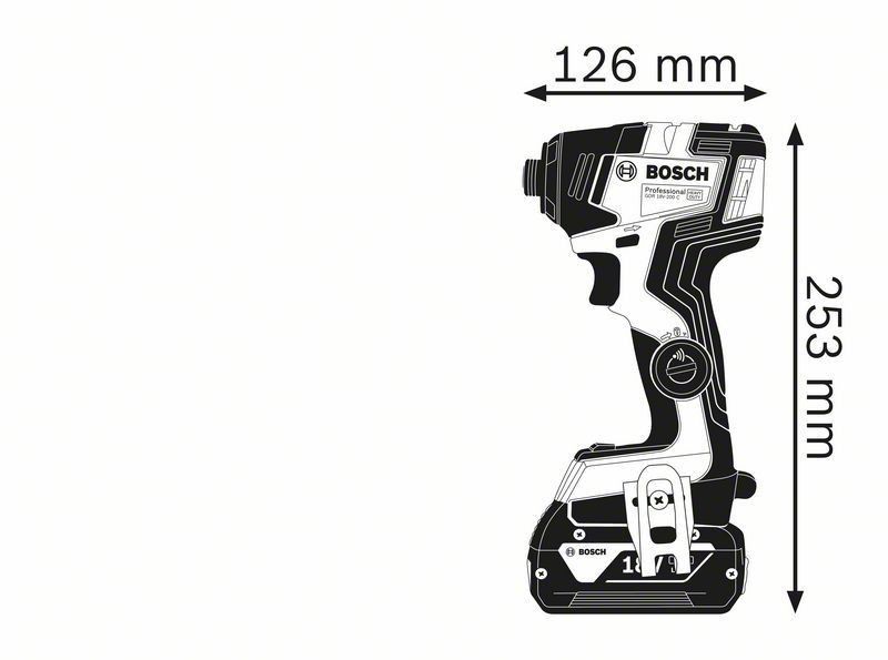 Bosch GDR 18V-200C Slagskruvdragare 18V C&G (Utan batterier)