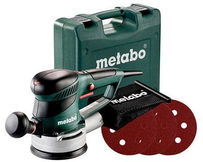 Metabo SXE 425 TurboTec Excenterslip inkl 12st tillbehör (125mm)