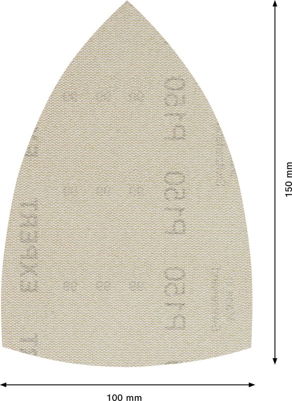 Bosch Expert M480 slipnät förmultislipar 100 x 150mm för trä, färg och gips