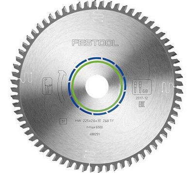 Festool Sågklinga HW 225x2,6x30 TF68 (Aluminium)