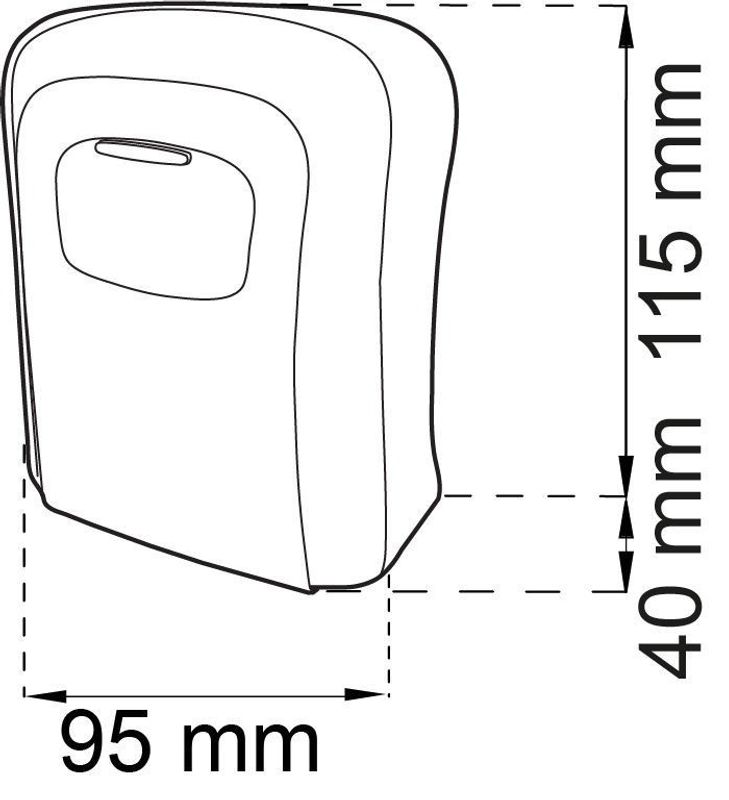 Habo Nyckelskåp 103 Kombi SB