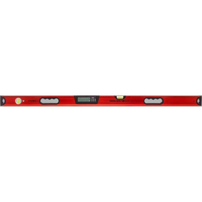 Futech Vattenpass DL120 digitalt med magnet 120 cm, väska