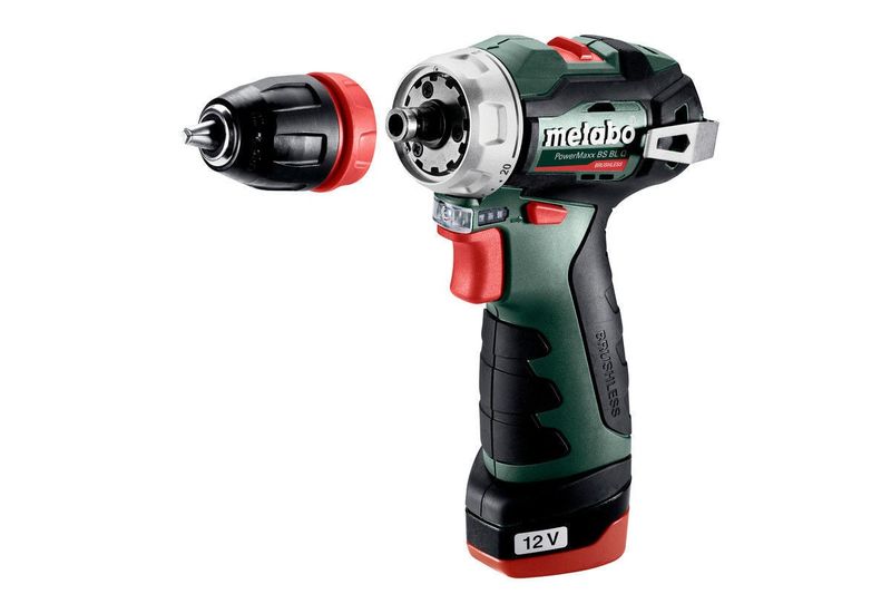 Metabo PowerMaxx BS BL Q Batteridriven borrskruvdragare 12V (2x2,0ah)