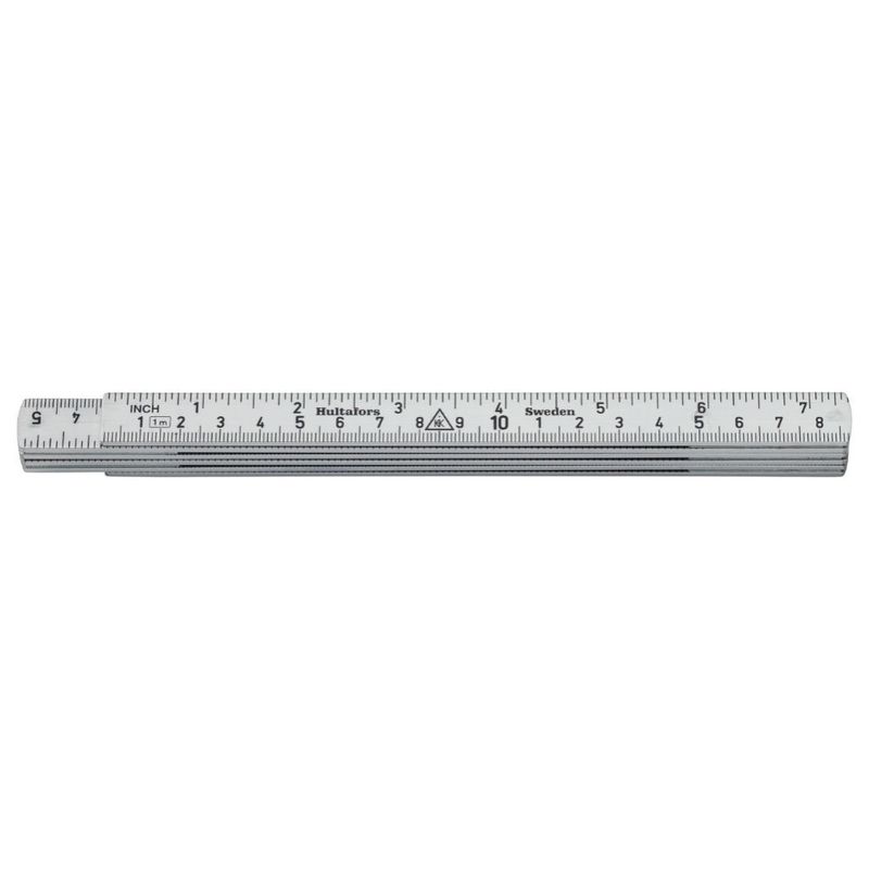 Hultafors Meterstock 1m A61-1-6 mm/tum Aluminium